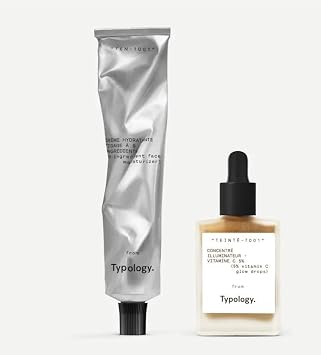 Typology Instant Radiance Duo - Glow Drops & 9-Ingredient Moisturizer + Complimentary Sheet Masque