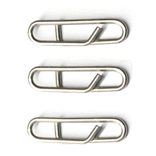 Tinoaly 200pcs Fishing Power Speed Clips, Black High Strength