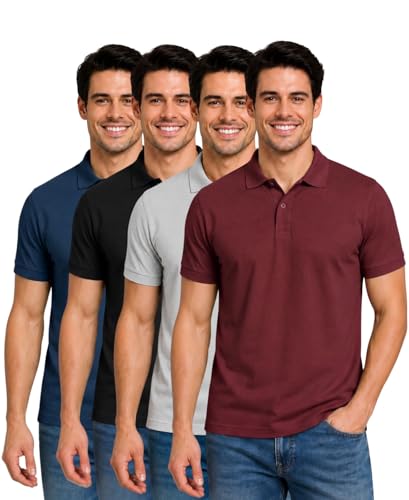 Image of INKKR Men's Polo Neck T-Shirt Combo