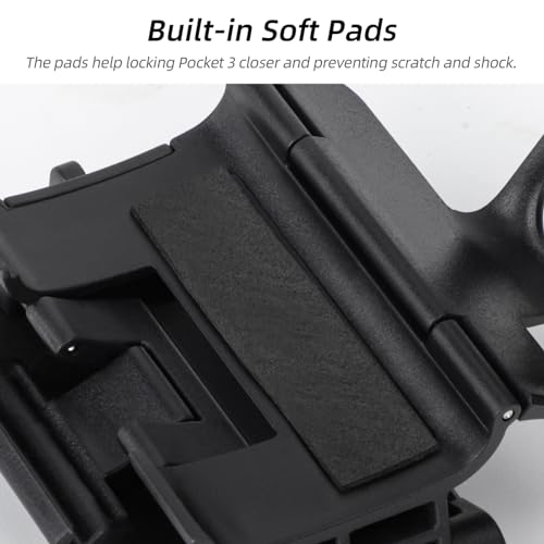 Suporte magnético ajustável para DJI OSMO Pocket 3, com almofada de malha de silicone, antiderrapant