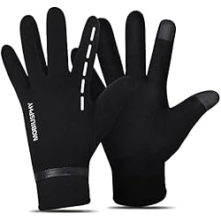 Patines Nieve Decathlon MOBIUSPHY Guantes Invierno Hombre, Guantes de Pantalla Táctil Unisex Guantes Deportivos Super Cálido Mujer para Esquí Nieve Ciclismo Deporte al Aire Libre Running, Negro