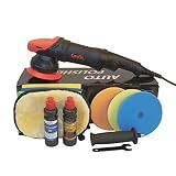 Canfix 5 inch Dual Action Random Orbital Car Polisher with 9pcs Detailing kit Included polishing com