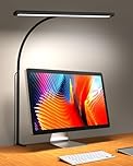 Desk Lamp [3 Color & 10 Brightness] 160 LEDs Dimmable Desk Lamp Home Office USB Lamp with Clamp, Eye-Caring Clip on Desk Light Working for Video Conference Workbench Drafting Crafting Drawing Reading
