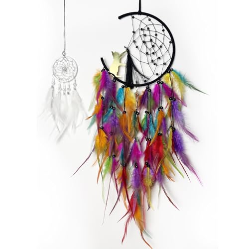 Happy Feather 100PCS Saddle Hackle Rooster Feather for Crafts, 5-7 inch Natural Pheasant Neck Feathers DIY Pendant Earrings Dream Catcher-Multi Color - Thumbnail 5