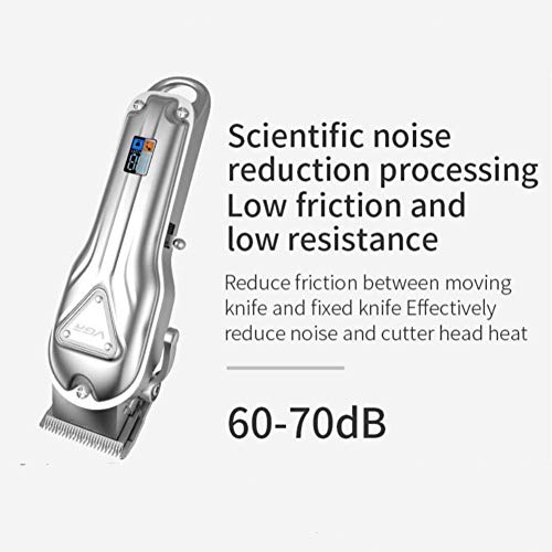 Professional Hair Clippers For Men Barber Haircut Kit Beard Trimmer Led Display Cordless Rechargeable Electric Hair Trimmers Precise Length Control Durable Compact Shaving Haircut Grooming Sets #TOP4