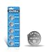 【5-Year Warranty】 CELEWELL CR1620 Battery for Key Fob/Tracker 70mAh 3V Lithium Coin Cell 5 Pack