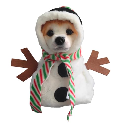 Disfraz de perro Snowman Halloween Talla L miniatura 3