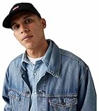 Levi's Housemark Flexfit Cap, Housemark Flexfit Gorra Hombre, Negro (Regular Black), Talla Única