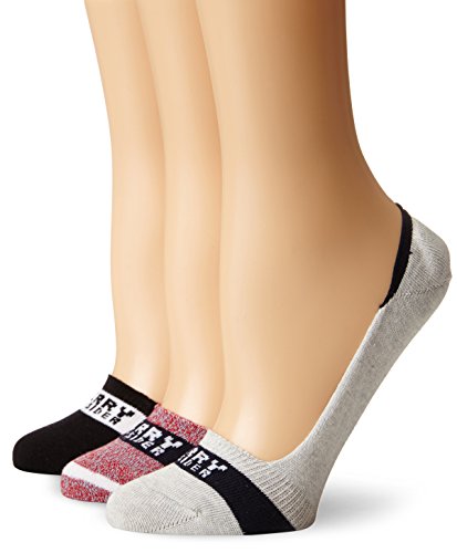 SPERRY Men's 3 Pack Stripe Marl Signature Invisible Liner Sock