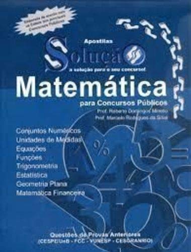 Apostila - Matemática Para Concursos Públicos | Amazon.com.br