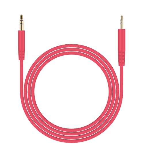 Xintronics Cable de audio de repuesto para auriculares Bose, cable auxiliar de 3,5 mm a 2,5 mm para auriculares Bose QuietComfort 25 QC25 35 QC35 QC35II 45 QC45 700 JBL E45BT E55BT E65BTNC (rojo)