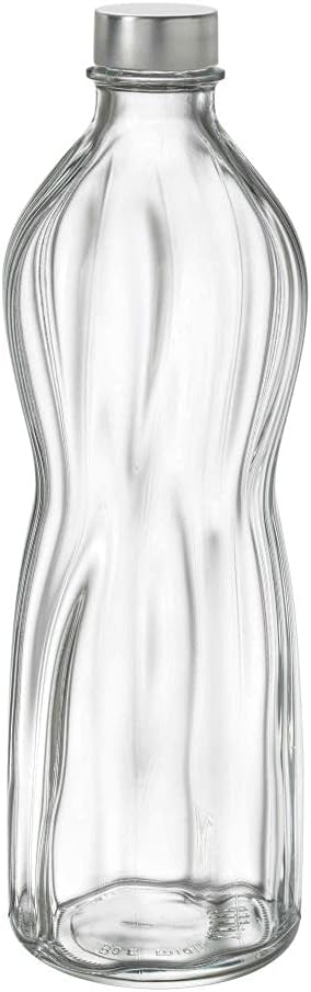 Bormioli Rocco BOR190091 Aqua Bottle Lt.1, Stainless Steel