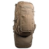 Eberlestock Spectre Sniper Pack – Large Rifle Carry Backpack with RAID Scabbard, Internal Frame, Contour Harness & Duty-Compatible Tactical Pack – Dry Earth