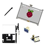 This display don't support to work with PC and windows, if you want to connect with PC, choose the "5+inches lcd B with case"