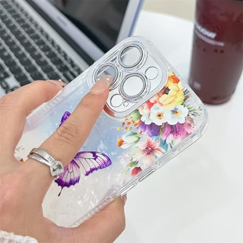 Coque antichoc iPhone 14 Pro pailletée en polycarbonate rigide
