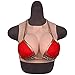 WRQ Silikon Brüste F Cup Halbkörper Künstliche Brüste Realistisch Brustformen Für Mastektomie Prothese Cosplay Drag Queen