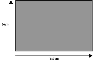 Kleen-Tex wash+dry doormat, Ruby Red 120x180cm, inside and outside, washable, red