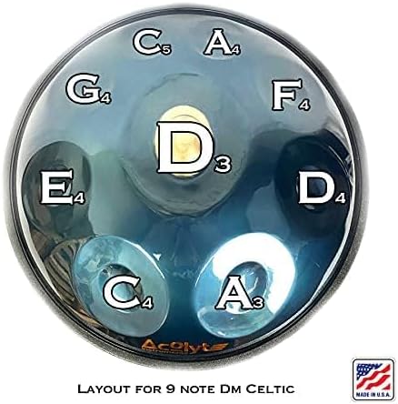 Acolyte Handpan DM Celtic 9 note
