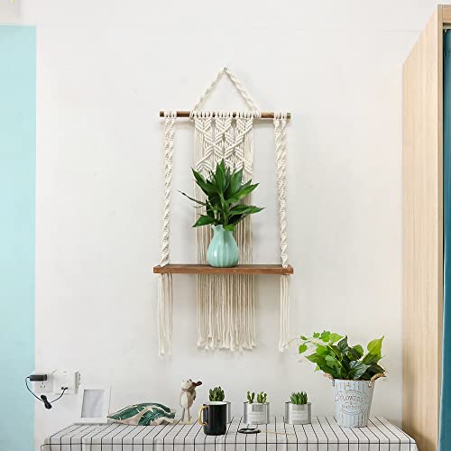 Tapisserie de rangement pour balcon fleurie style bohème et cosy