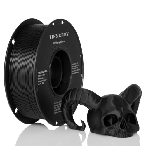 TINMORRY Fibreglass PETG Filament, High Impact Resistance PETG-GF 3D Printing Filament, Durability & Stiffness, Perfectl