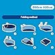 BPS BPS-15900 Faltbarer Pool für Haustiere, Hunde, 80 x 20 cm, tragbar, aus robustem PVC, mit Drainage, ideal für Haustiere