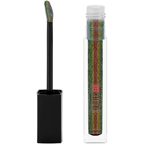 Maybelline New York Lip Studio Glitter Fix Glitter Lip Gloss Makeup, Shadow Hunter, 0.17 Fl. Oz. #TOP1