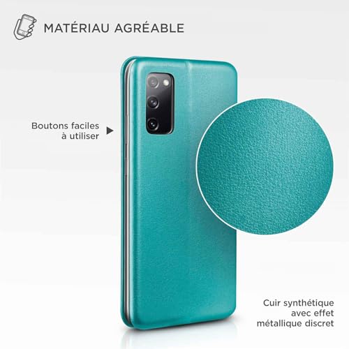 Housse Samsung S20 FE avec compartiment cartes et bumper antichoc - 5