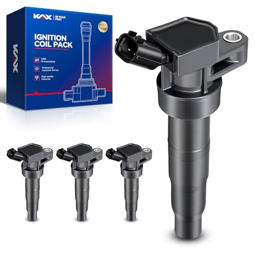 Image of KAX 4 Ignition Coils for Kia Optima 2011-2015 2.0T | Fits Sonata 2011-2014 2.0T, Santa Fe Sport 2013-2015 2.0T, Sportage 2011-2016 2.0T, Replaces UF647
