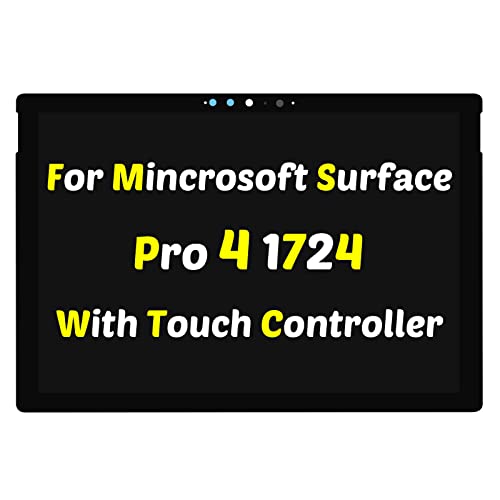 Image of for Microsoft Surface Pro 4 1724 (2015) Screen Replacement for Surface Pro 4 LCD Display M1010537-003 Digitizer 2736x1824 12.3 inch LED Display Touch Screen Digitizer Assembly
