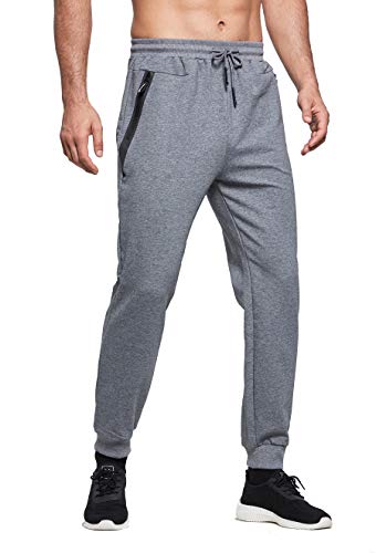 Survetement homme ZOXOZ pantalon de sport en coton respirant doté de poches zippées de sécurité