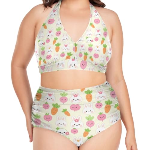 Maillot de bain deux pièces femme L-4XL extensible FRODOTGV