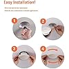 HALO 4 inch LED Recessed Lights with Selectable Color Temperature Dimmable Baffle Can Light Trim 6-Pack for Indoor Outdoor Ceiling Installation LT4069FS1EWHR 6-Pack