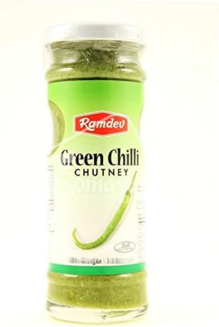 Ramdev Green Chilli Chutney 220g (Pack of 2)