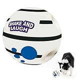 SHAKE AND LAUGH Glow in The Dark Dog Toys Ball, Interactive Dog Ball, Shaking with Gibbering Sound, L, 3.94 in (10 cm)