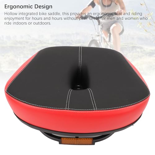 Selle de vélo sans nez confortable grand format avec coussin doux - 4