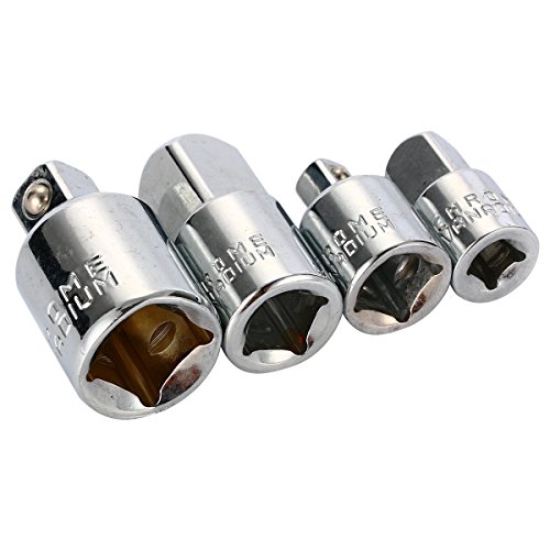 Del adaptador del zócalo 4pcs, convertidor y caja de cambios para conducir conversiones impacto / trinquetes 1/4 "3/8" 1/2 "