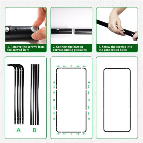 7.87ft x 13.12ft Green Screen Backdrop with Stand, Large Professional Collapsible Backdrop System for Photo Studio, Video Shooting, Live Streaming, Gaming by BENOISON - Image 6