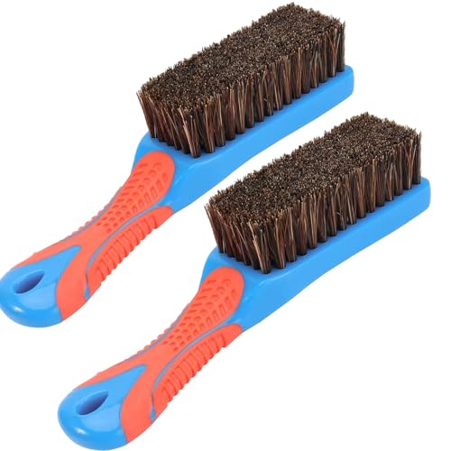 2 Pcs Bird Bath Scrub Brushes, Heavy-Duty Rust Stain Remover, Bird Feeder Cleaning Brushes, Outdoor Fountain Cleaner Safe for Birds, Bird Cage & Concrete Cleaner, Bathtub and Garden Birdbath Scrubber