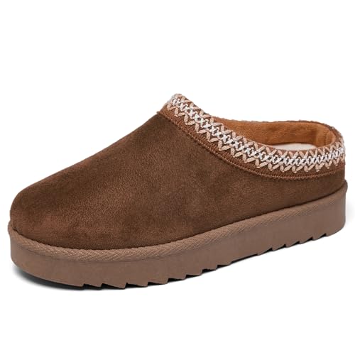 Women's Slippers Platform Mini Boots Anti-Slip Boot For Outdoor Short Ankle Boot Fur Fleece Lined Sneakers House slippers