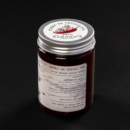 Image of RAMANO'S Classic Chilli Oil 240 Gms made with Traditional Recipe in Mustard Oil with 5 Chillies, Authentic Flavour for Cooking, Marinade, Stir-Fry, Drizzling over noodles, Fried rice, Pizza & Pasta