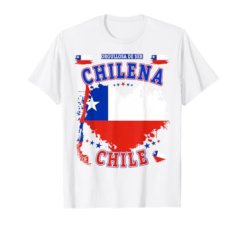 Image of Chile Flag Outfit Idea for Women & Chilean Roots Heritage T-Shirt
