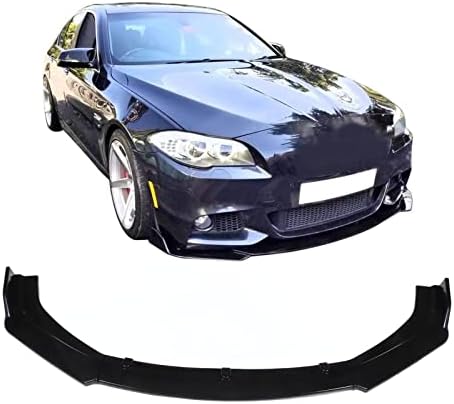 aqxreight Gloss Black első lökhárító toldat 3 részes splitter szett univerzális első spoiler autó tuning