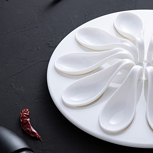 Yarnow Deviled Egg Tray Melamine Platter Serving Dish 12-Hole Porcelain Foie Gras Roe Spoon Meatballs And Shrimp Platter Tableware For Home Restaurant #TOP7