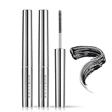 Facelove Iron Eye Mascara, Eyelash Pflegender Mascara, 3D Curling Eyelash Iron, Borstenlose Metallwimpernbürste, Verlängernde und PflegendeMascara, Natürlich Wasserdicht (2 PCS)