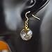 Dandelion Make a Wish Real Flower Glass Ball Gold Pated Drop Dangle Earrings for Women Handmade