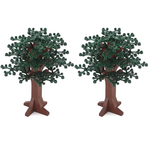 Feleph Large Trees Building Block Set Multicolored Garden City Street Decor