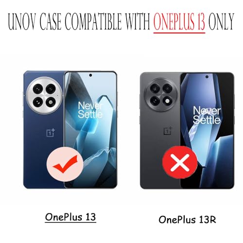 Unov Case Designed for OnePlus 13 5G, Crystal Clear Phone Case with [Anti-Slip Embossed Pattern], Shockproof Slim Protective [Anti-Yellowing TPU] Back Cover, Great Wave by Unov - Used condition - Image 8