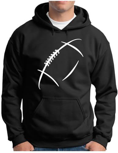 Pull à capuche de football américain homme idéal pour le quotidien
