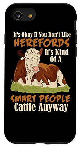 iPhone SE (2020)   7   8 Hereford Cattle Cow Herd Livestock Hereford Breeder Farmer Case