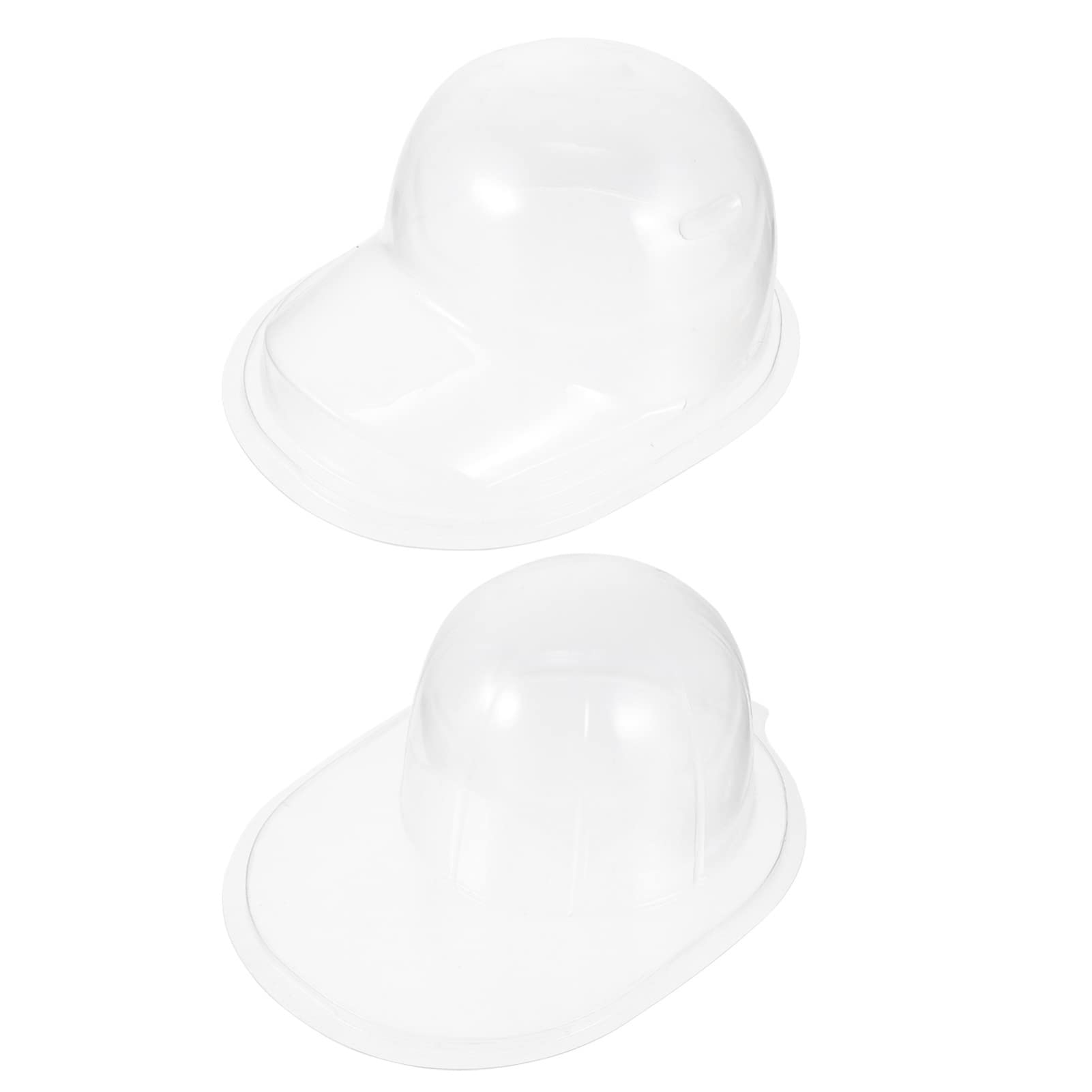TOPBATHY Baseball Cap Display Cases 2pcs Hat Display Rack Baseball Caps Inner Support Protector Shaper Clear Hat Display Stands Display Holder Baseball Cap Display Box - Image 2